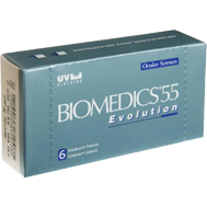Контактные линзы Biomedics 55 Evolution - упаковка 6 шт.